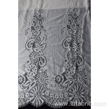 100% Nylon Panel Lace Fabric Design-D